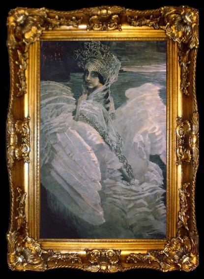 framed  Mikhail Vrubel Swan princess, ta009-2